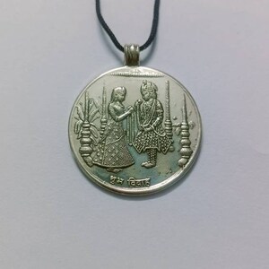 Handmade Sterling SilverThe Silver Pattern made on the basis of Indian Marriage customs is very beautiful gifted by someone to the couple