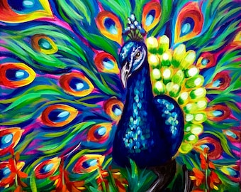 ★Original ART  ‘Peacock’ 81EcPtmSecL._UF350,350_QL50_.jpg