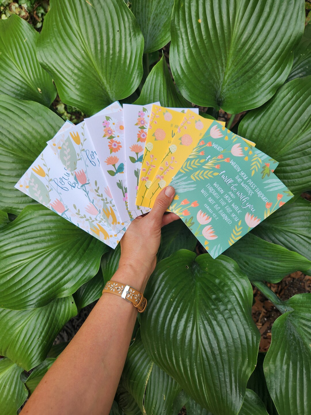 Encouraging Set 7 Bible Verse Greeting Cardset 8 Cards, 4 Designs Self ...