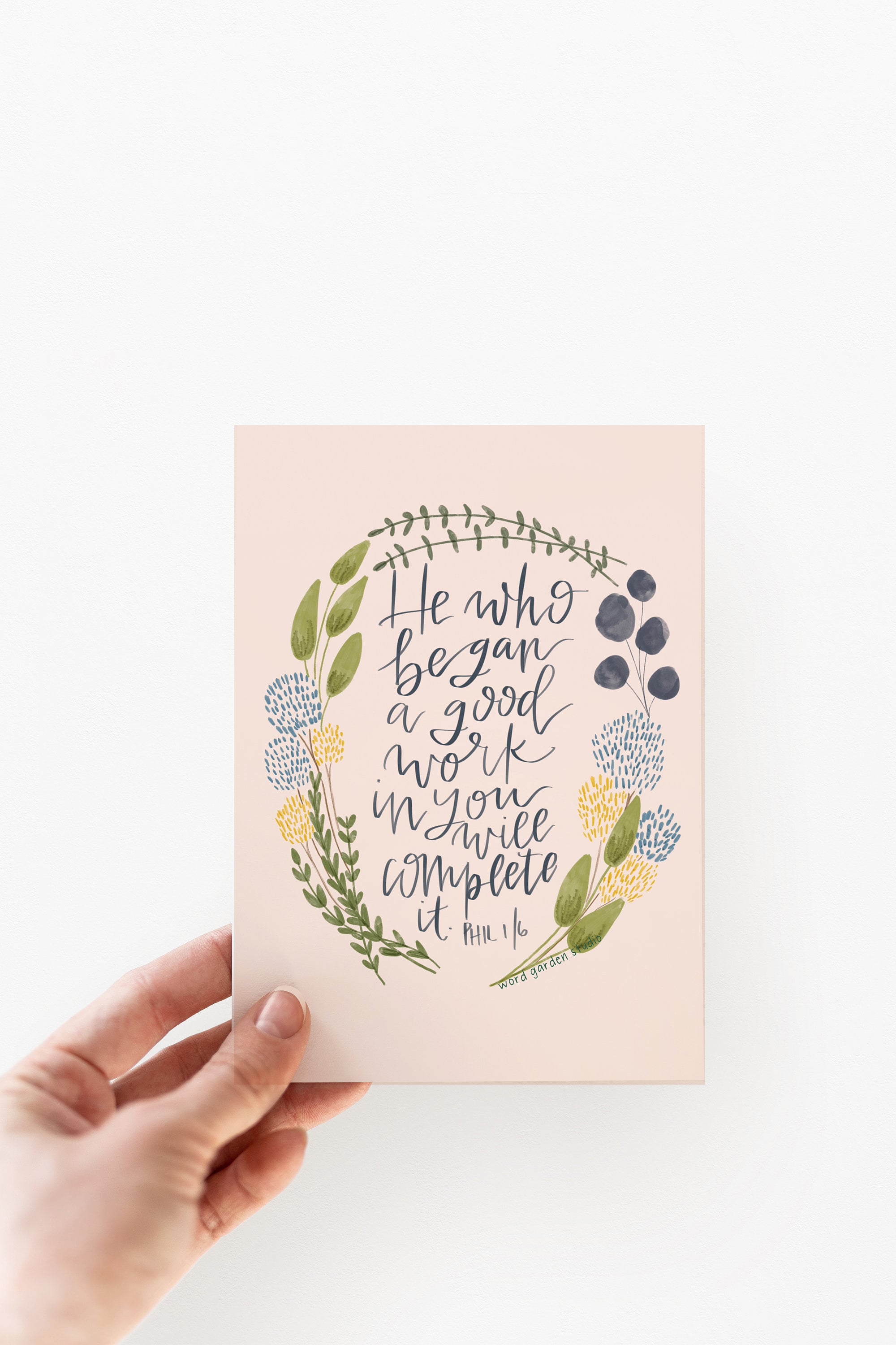 He Who Began a Good Work in You Will Complete It | Philippians 1:6 ...