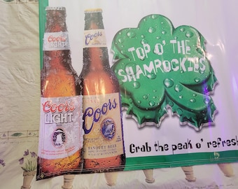 Coors Light 1997 Saint Patricks Day 3' x 5' Banner