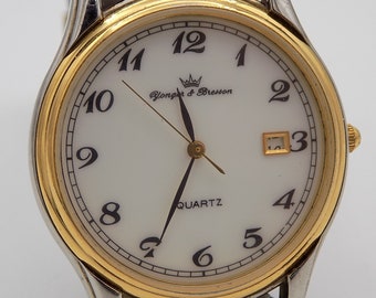 Montre Femme YONGER & BRESSON Quartz - Bracelet Cuir - Excellente état Occasion