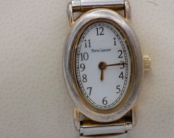 Pierre LANNIER, Vintage Watch, Oval Watch, Mechanical Watch, Women's Watch, Expandable Bracelet, 60s Watch, Gift Idea