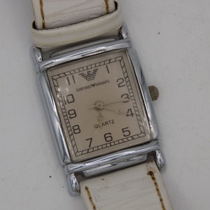 Emporio ARMANI, Rectangular Watch, Vintage Women's Watch, Luxury