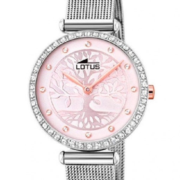 Lotus, Montre Femme Bliss,Acier 18709,Sertie de Pierre,Crystal de Swarovsky,Montre Tendance