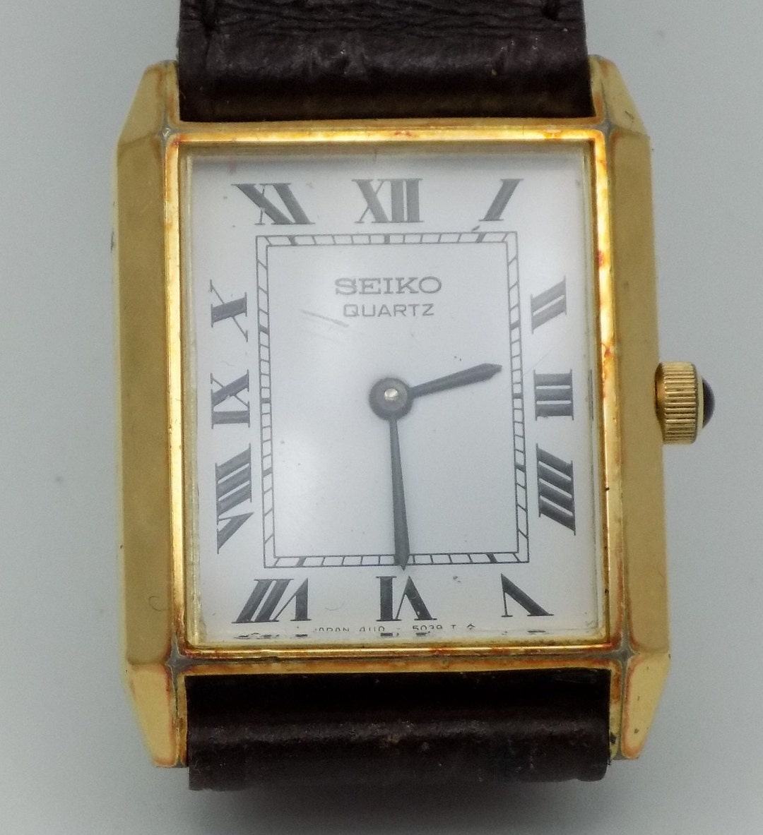 SEIKO Vintage Watch, Japan Watch, Rectangular Watch, Case, Gold, Steel, Year 1960, Leather Strap, N.751227, Quartz - Etsy SEIKO Vintage Watch, Japan Watch, Rectangular Watch, Case, Gold, Steel, Year 1960, Leather Strap, N.751227, Quartz - Etsy