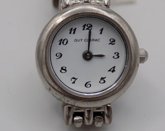 GUY CLARAC Montre Femme Ronde Couleur Argent Made in