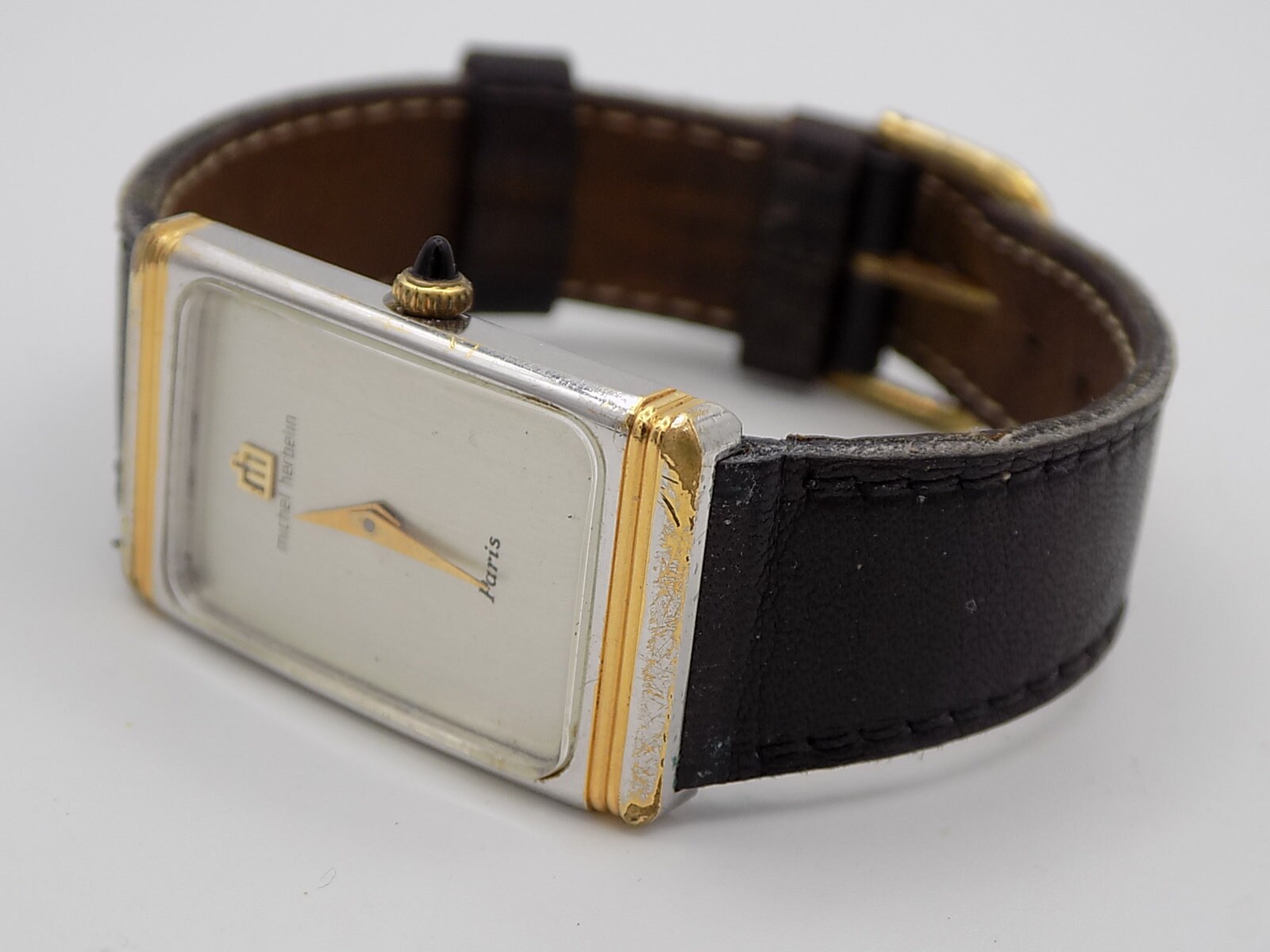 Michel Herbelin/haute Couture/quartz Watch/rectangular/1970s