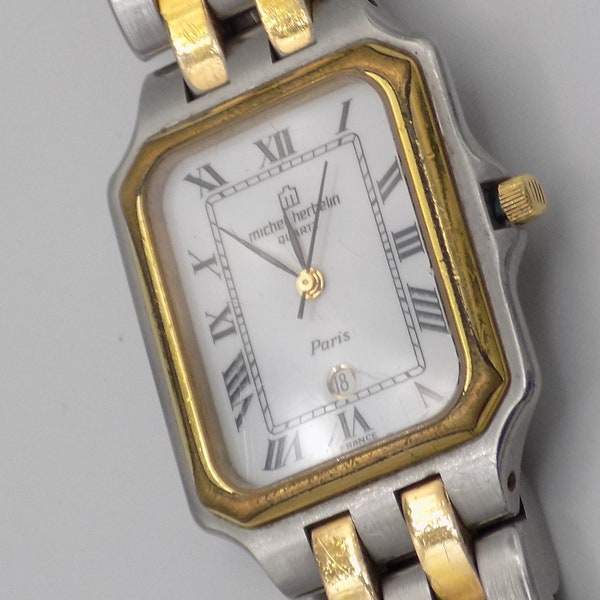 Michel Herbelin,montre home,femme,montre de prestige,Montre quartz.piece rare