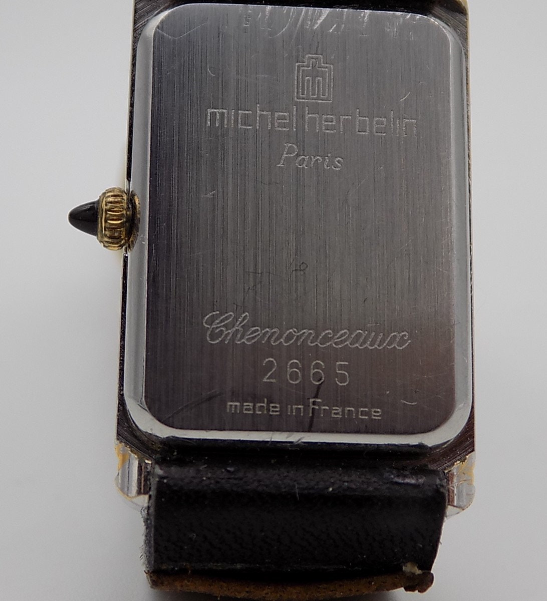 【一部予約！】 Michel Herbelin/haute Watch/rectangular/1970s Couture/quartz 手巻き