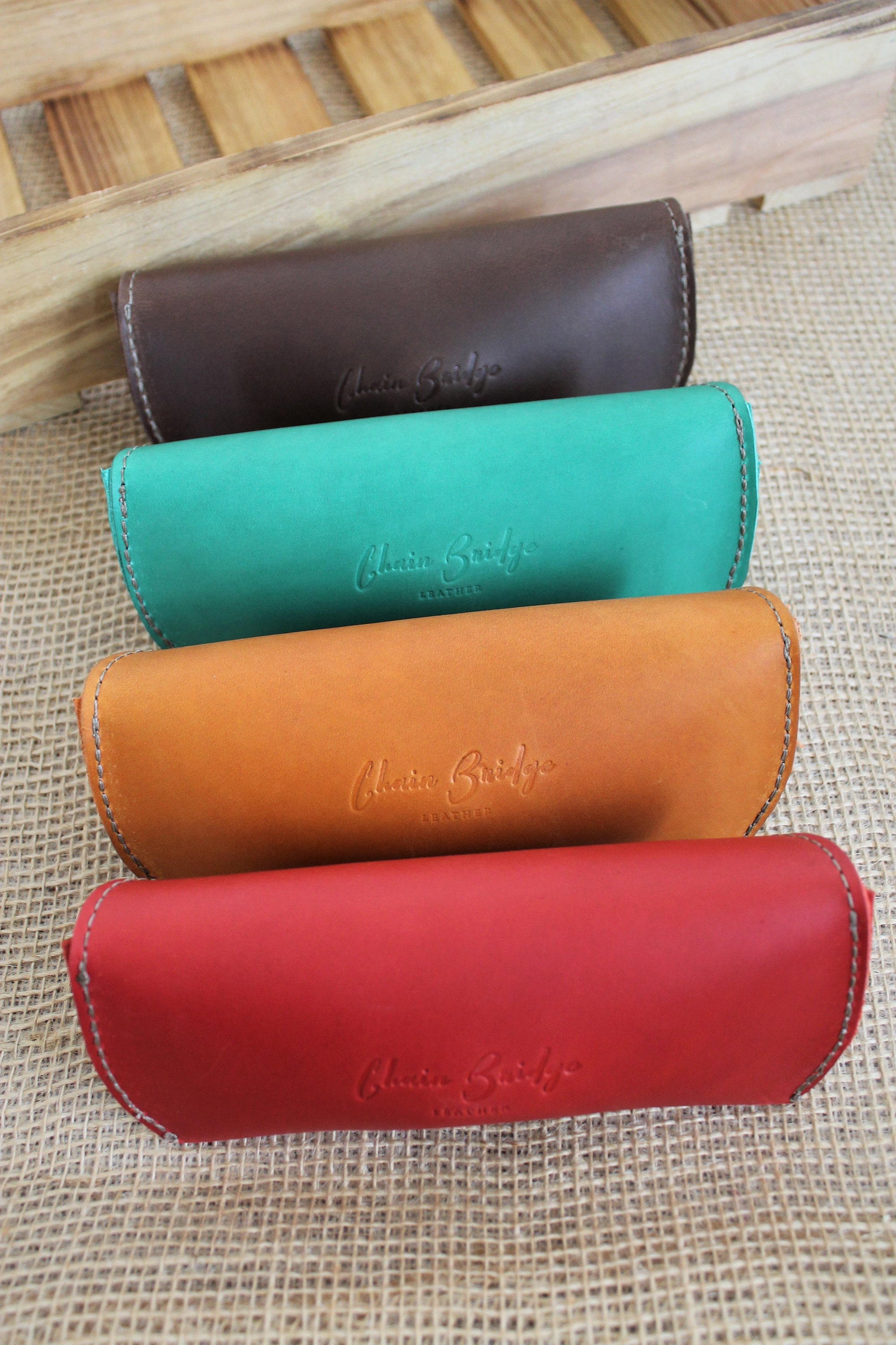 Monogrammed Leather Sunglass Case Eyeglass Holder Sunnies Case Etsy