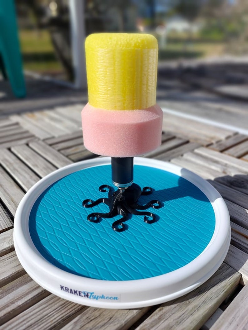 The Kraken Mini Magnetic Cup Turner:  New Tentacles Edition TYPHOON Spray Painting Statio, Quick Release! (S&H Inc) (BUOYS not INCLUDED)