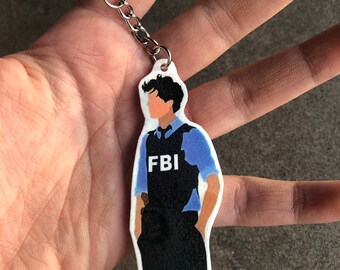 Spencer Reid from Criminal Minds Mattew Gray Gubler Porte-clés Beadsbyisabella