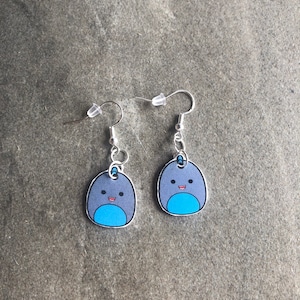 Squishmallow Cheuy the t rex earrings beadsbyisabella