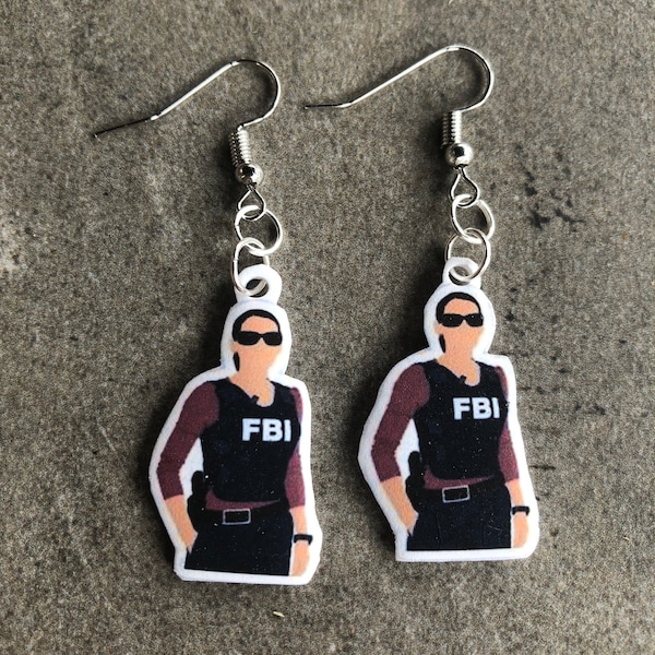 Criminal minds Emily prentiss paget brewster earrings beadsbyisabella
