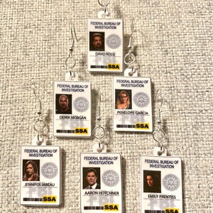 Critical minds inspiriert fbi Charakter Ohrringe beadsbyisabella