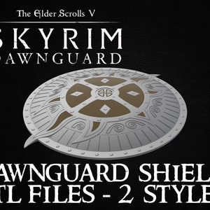 Skyrim&#39;s Dawnguard Shield 3D STL File