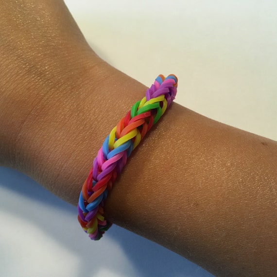 rainbow fishtail bracelet