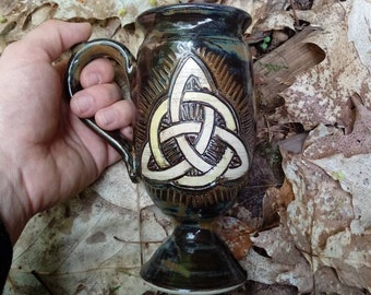 Triquetra "Trinity Knot" Irish Coffee mug