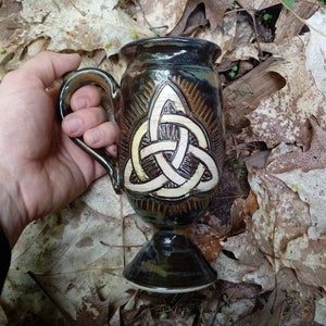 Triquetra "Trinity Knot" Irish Coffee mug