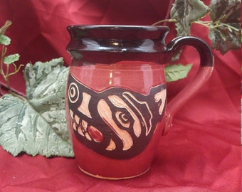 NW Native/Celtic Wolf mug