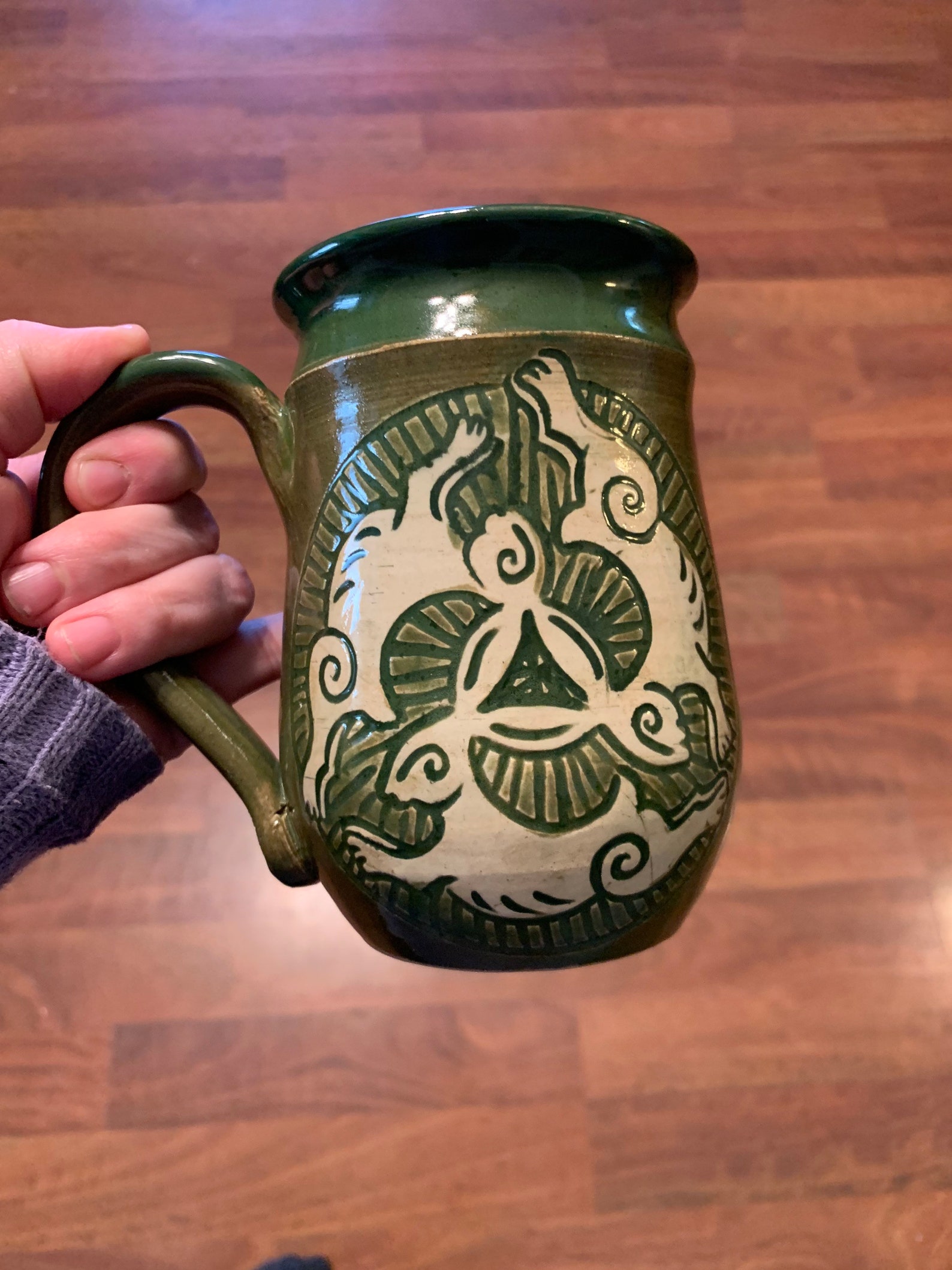 Triple Celtic Rabbit Mug - Etsy