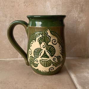 Triple Celtic Rabbit Mug