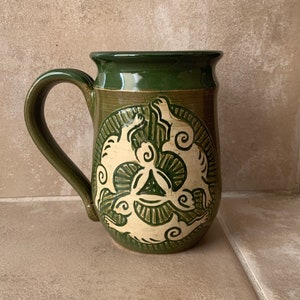 Triple Celtic Rabbit Mug