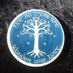 White Tree Trivet/Wall Plaque