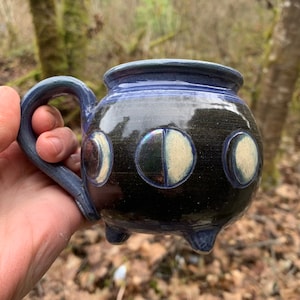 Moon Phases Cauldron Mug