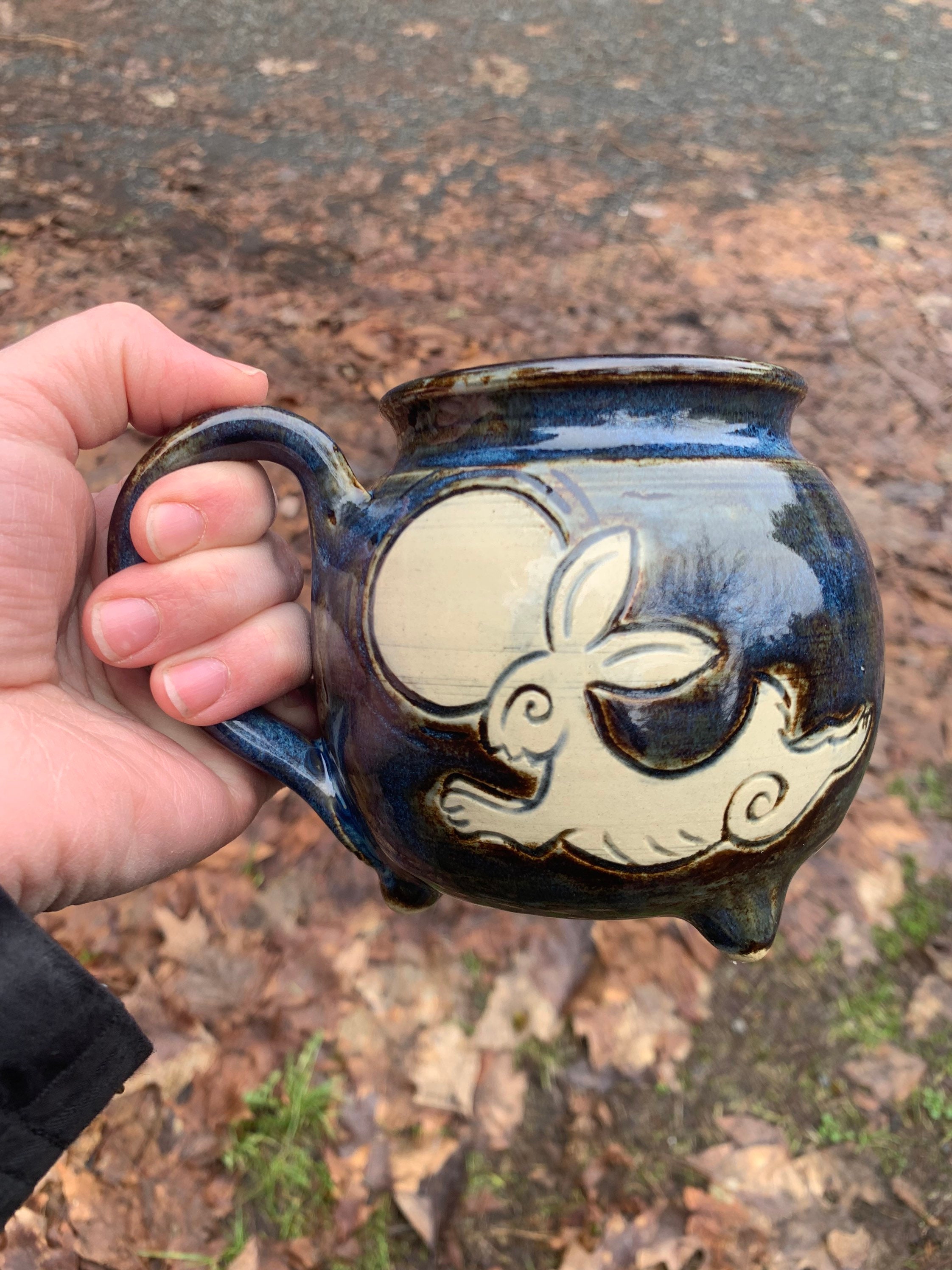 Hare and the Moon Cauldron Mug - Etsy