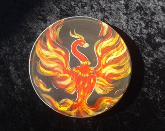 Phoenix Rising Trivet/Wall Plaque