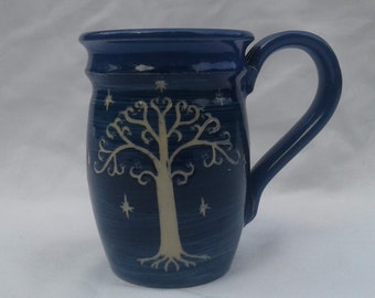 White Tree mug