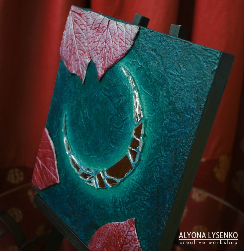 Mirror Crescent Decorative panel