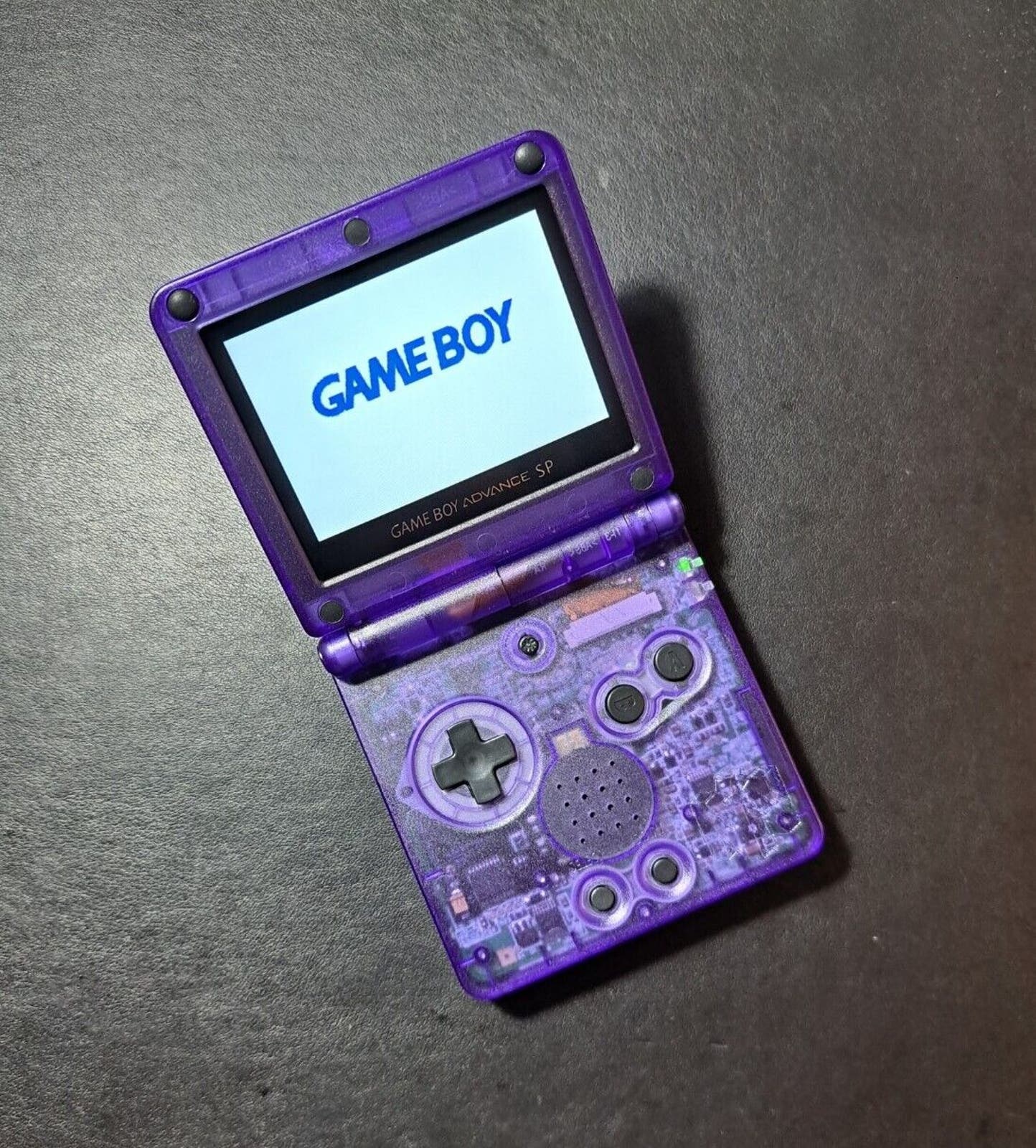 ゲームボーイアドバンス　パープル Nintendo Gameboy Advance GBA SP IPS Backlit Grape Purple