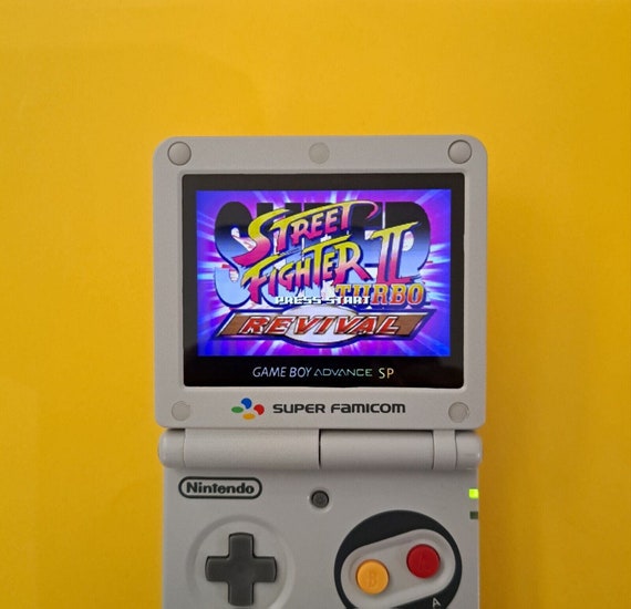 Nintendo Gameboy Advance SP IPS SFC Edition - Etsy