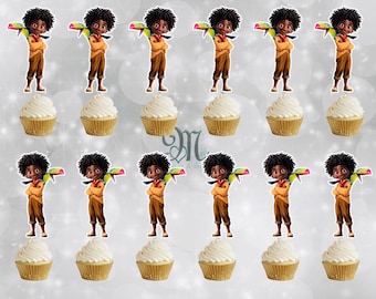 Antonio Encanto Cupcake Toppers, Disney Party Decorations