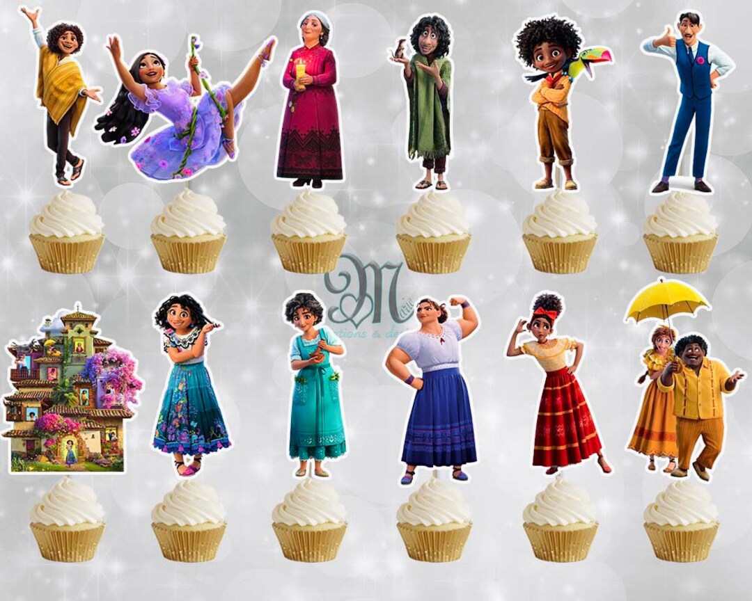 Encanto Cupcake Toppers, Disney Encanto Cupcake Toppers Etsy