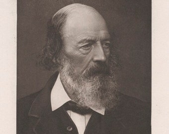3 vormcilinder van Alfred Lord Tennyson van Julia Margaret Cameron