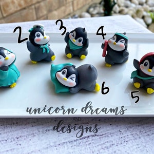 Kleine Pinguine, Realistische Alberne Pinguin Set, Pinguin Cabochons, Puppenhaus Figur