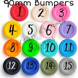 Tumbler and Hydro Sport Bumpers - 90mm/ 9.0cm, Fits Most 32-40oz Hydro Sport Bottles, Multiple Colors!