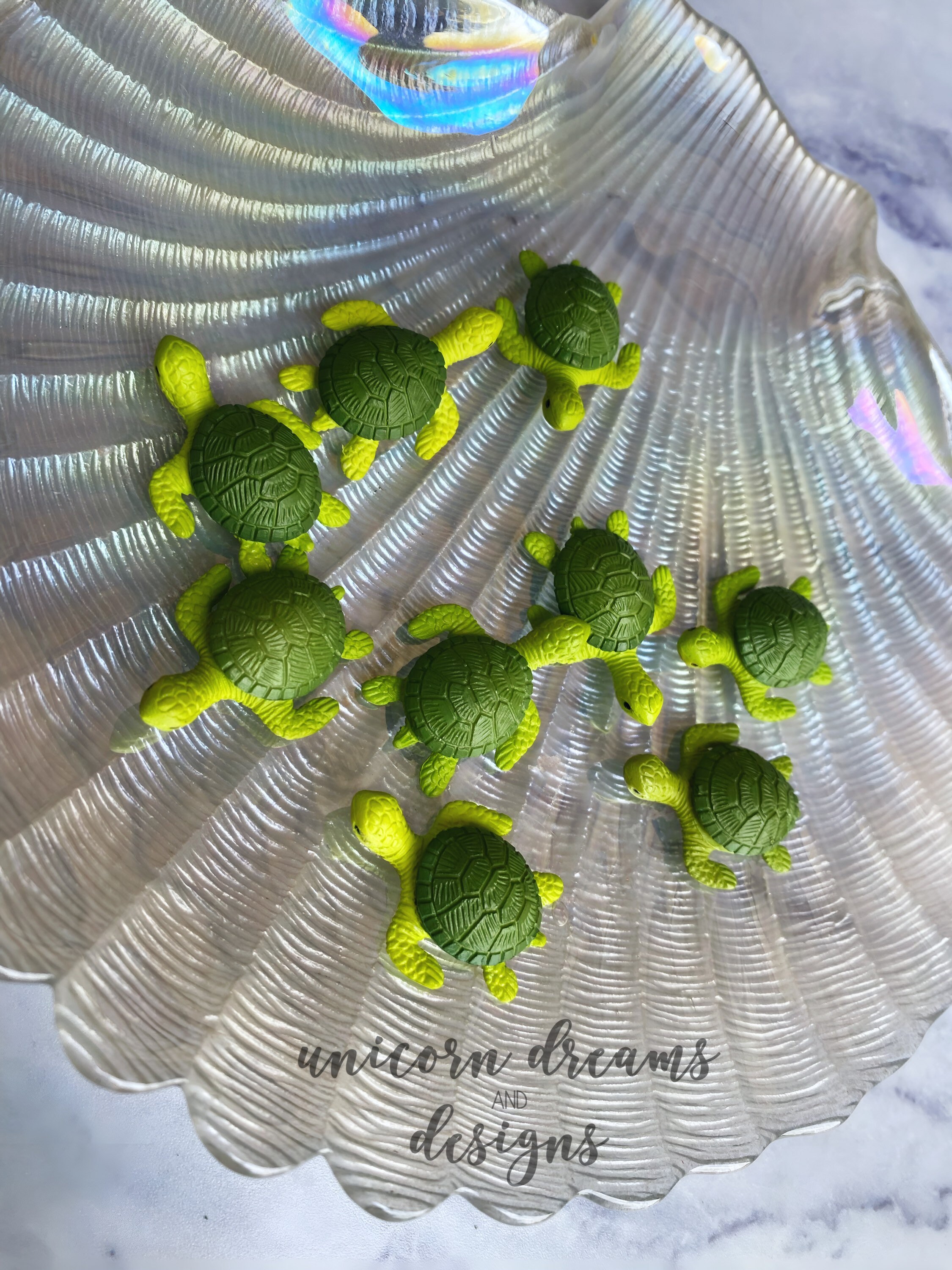 Autictic Turtle Faux Turtles, Realistic Sea Turtle Figures, Tropical Animal Cabochons ...