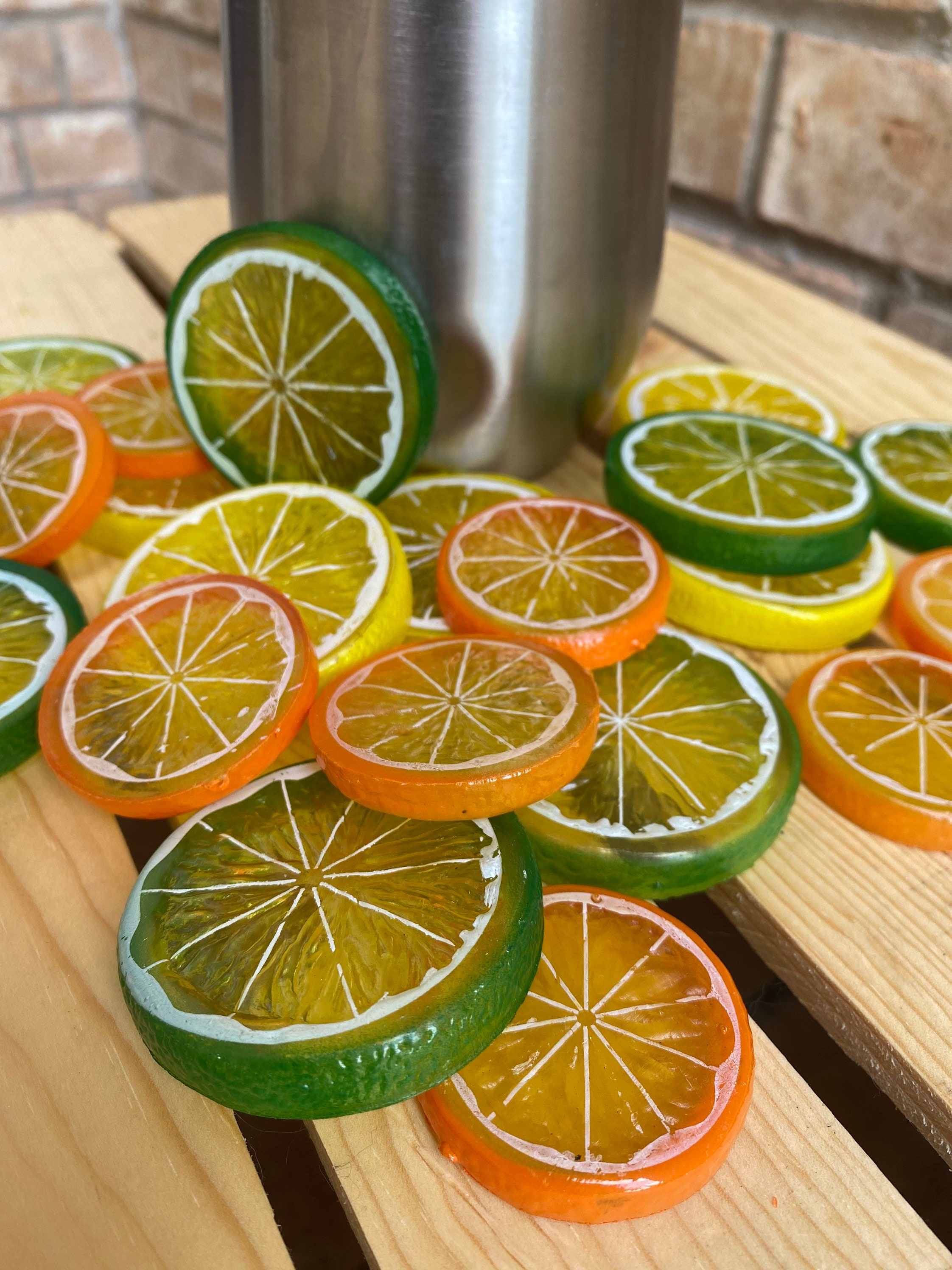 Artificial orange slices - Etsy.de