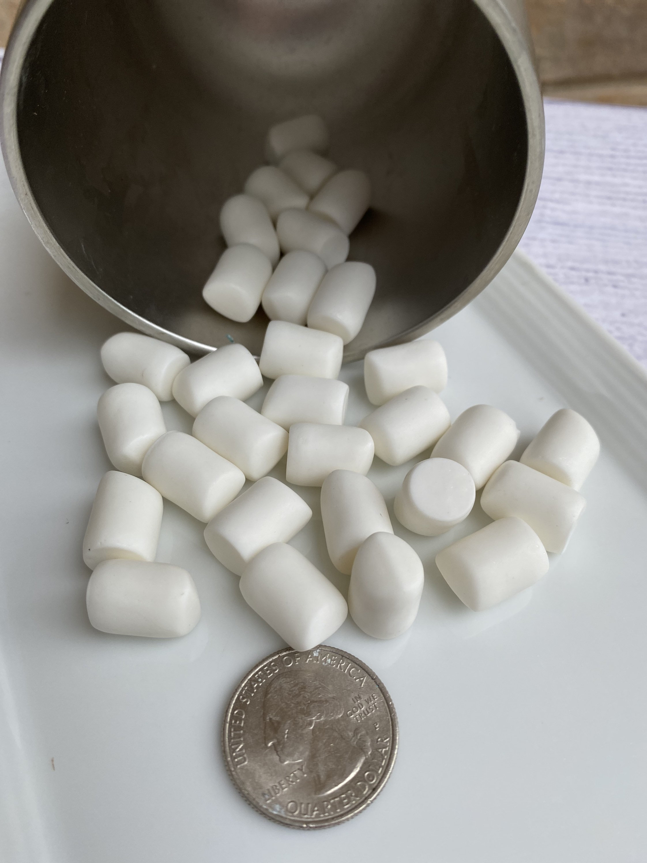Marshmallow Mold Handmade White Chamallow Resin Stock Photo 1202271097