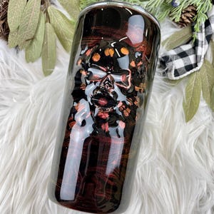 3D Skull Tumbler: Color Shifting Pirate Mug, 30oz Travel Cup