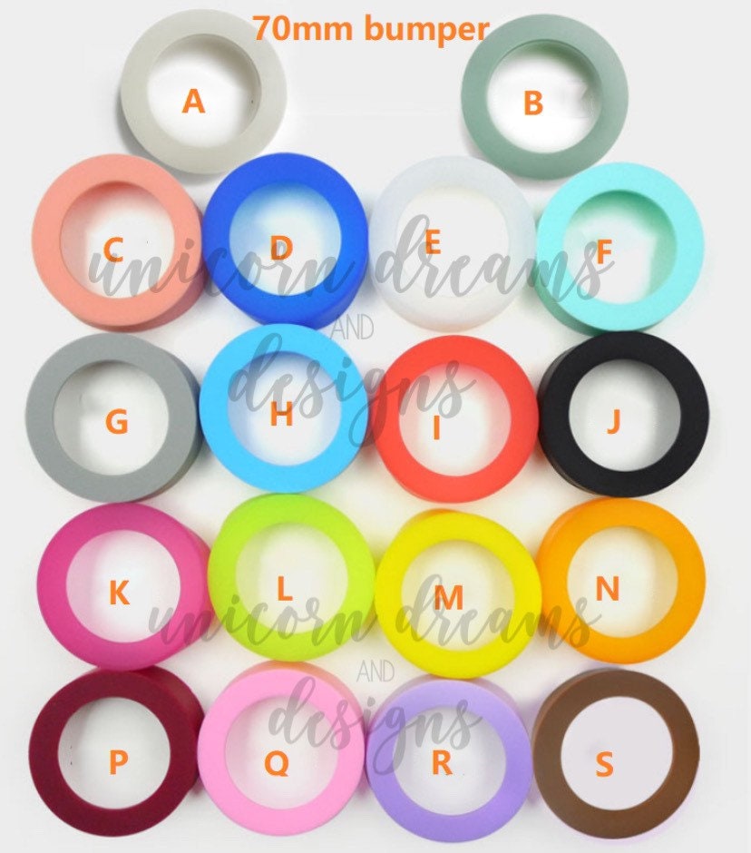 Tumbler Bumpers - 70mm, Fits Most Sizes, Multiple Colors!