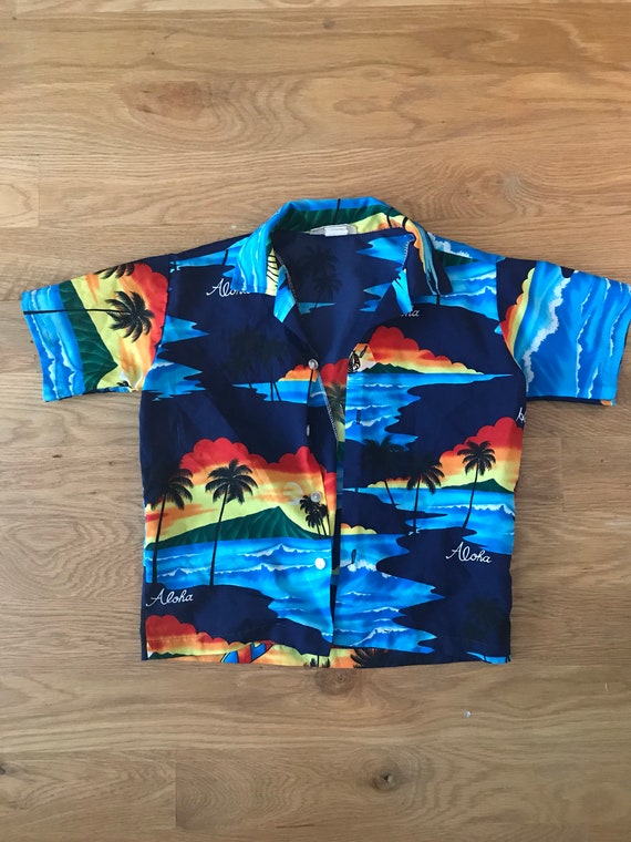 Vintage kids Hawaiian shirt