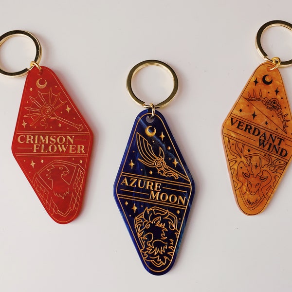 Fire Emblem Three Houses - Routes Motel Keychains