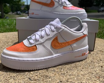 pink glitter air force ones