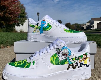 nike air force 1 rick and morty